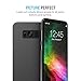Samsung Galaxy S8 Case 2017 - Issachar Anti-Slip Matte Coating for Excellent Grip Thin Hard Protective PC Snap Case Covers - Black