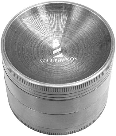Grinder For Weed Zinc Alloy Tobacco Herb Spice Grinder 4-Piece 2.2"