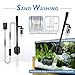 Hygger 396GPH Electric Aquarium Gravel Cleaner, 5 in 1 Automatic Fish Tank Cleaning Tool Set Vacuum Water Changer Sand Washer Filter Siphon Adjustable Length DC 12V 20Wthumb 1