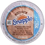 Snapple Peach Iced Tea K-Cups,Peach,22-Count/pack,2 pack