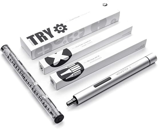 Wowstick Try Tournevis Electrique 20 En 1 Pour Telephone Intelligent Appareil Photo Drone Rc Reparation D Ordinateurs Portables Amazon Fr Bricolage