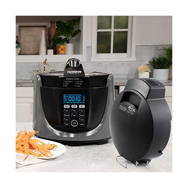 Nuwave Duet Pressure Cook and Air Fryer Combo Cook; Stainless Steel Pot
