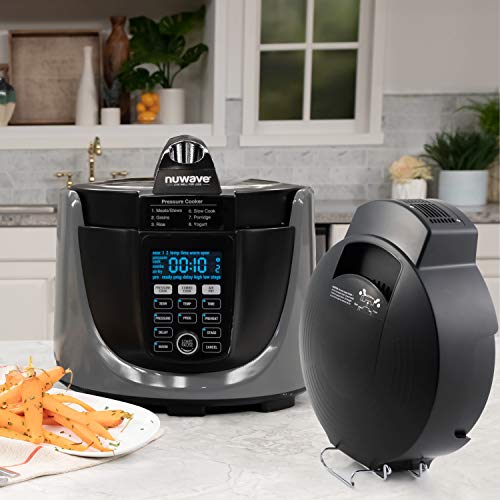Nuwave Duet Pressure Cook and Air Fryer Combo Cook; Stainless Steel Pot