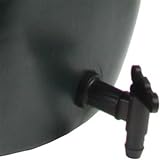 Pluto Garden Space Saver 100 Litre Water Butt Kit Slimline With Stand Lid view 6