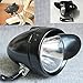 Motor-acc Classical Bright Metal Black Vintage Bicycle Bike Headlight Retro LED Light Cycling Fog Front Head Lamp Night Riding Safety with Bracket