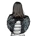 DAZONE Black Angel Feather Wings Costume