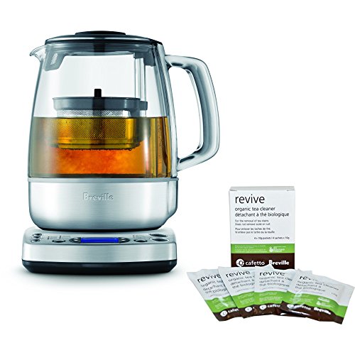 Click Here to See More Images Breville BTM800XL Programmable One-Touch Tea Maker with Free Revive Organic Tea Cleaner