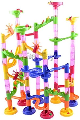 105 Pcs Marble Race Run DIY Construction Kids Toy Game Building Block Tower
