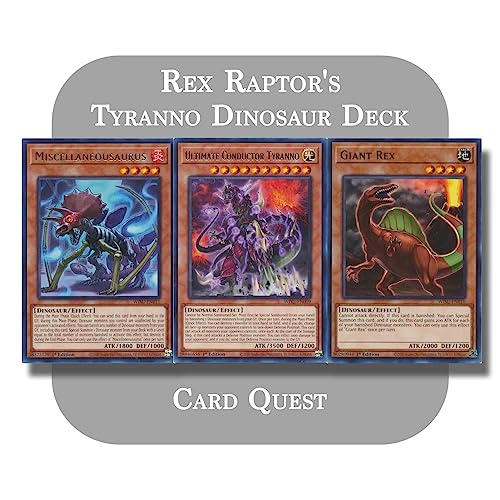 Yu-Gi-Oh! - Rex Raptor's Complete Ultimate Conductor Tyranno Dinosaur ...