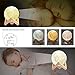 Moon Lamp for Gift, Abida Moon Light: Rechargeable 3D LED Glowing Baby Night Light, Shockproof and Durable, Adjustable Brightness and Colors, USB Charging Dimming Bedroom Lamps