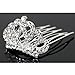kilofly 12pc Mini Princess Party Favor Crown Crystal Rhinestone Tiara Hair Comb Clip