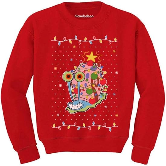Amazon スポンジボブ ゲイリー ザ カタツムリ アグリークリスマスセーター ユース キッズ スウェットシャツ Us サイズ Medium カラー レッド トレーナー パーカー 通販 Amazon スポンジボブ ゲイリー ザ カタツムリ アグリークリスマスセーター ユース キッズ スウェットシャツ Us サイズ Medium カラー レッド トレーナー パーカー 通販