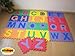 Edushape Foam Play Mat for Baby - Foam Interlocking Floor Mats with Bold Colors and Letter Tiles - Thick, Textured, Soft Foam Floor Mats for Kids, Babies and Toddlers