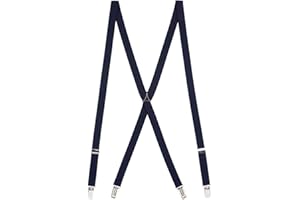Suspender Store Skinny Suspenders - 1/2-Inch Wide Elastic - CLIP - Many Colors & 2 Sizes!