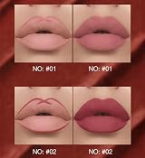 HQDA 12Pcs Liquid Lipstick Lipliner Set Nude Matte Long Lasting Waterproof view 6