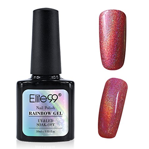 Elite99 Colorful Rainbow Gel Polish Soak Off UV LED Nail Art Holographic Manicure 10ML 7008 Elite99 Colorful Rainbow Gel Polish Soak Off UV LED Nail Art Holographic Manicure 10ML 7008