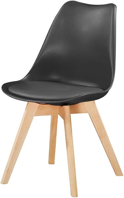 MCC® Retro Esszimmerstühle gepolstert, Design Stuhl, Küche, Lounge, 4er