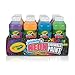 Crayola Neon Sidewalk Paint, 12 Washable Chalk Paint Bottles, 1 Case