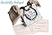 BE HERE NOW Set of 3 Boho Beaded Anxiety Bracelets for Women, Men, Kids | Braclets with Lapis Lazuli, Blue & White Howlites, Lavarock, Sandalwood. Gift Box. Gift Card + Extra Satin Bag