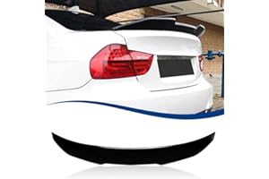 XPHAZZ E90 Trunk Spoiler PSM-Style Compatible with (2005-2012) 3-Series E90 Sedan / M3 Sedan Gloss Black