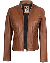Decrum Women's Leather Jacket - Leather Jacket for