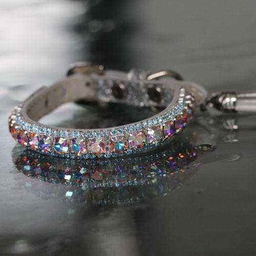 Rainbow Aurora And Light Blue Sapphire Crystal Rhinestones