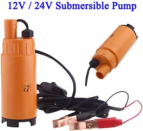 MaxCrest£¨TM) DC Car Van Plastic 12V / 24V MINI Diesel Fuel Water Oil Diesel Fuel Transfer Pump Submersible Transfer Pump On/Off Switch
