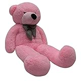 Big Cute Plush Teddy Bear Huge Plush Animals Teddy Bear Girl Children Girlfriend Valentine's Day White (24 inches, Pink)