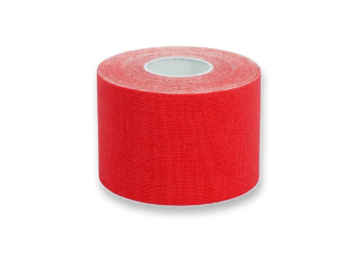 Gima Kinesiologie Tape 5 m x 5 cm, red, 1