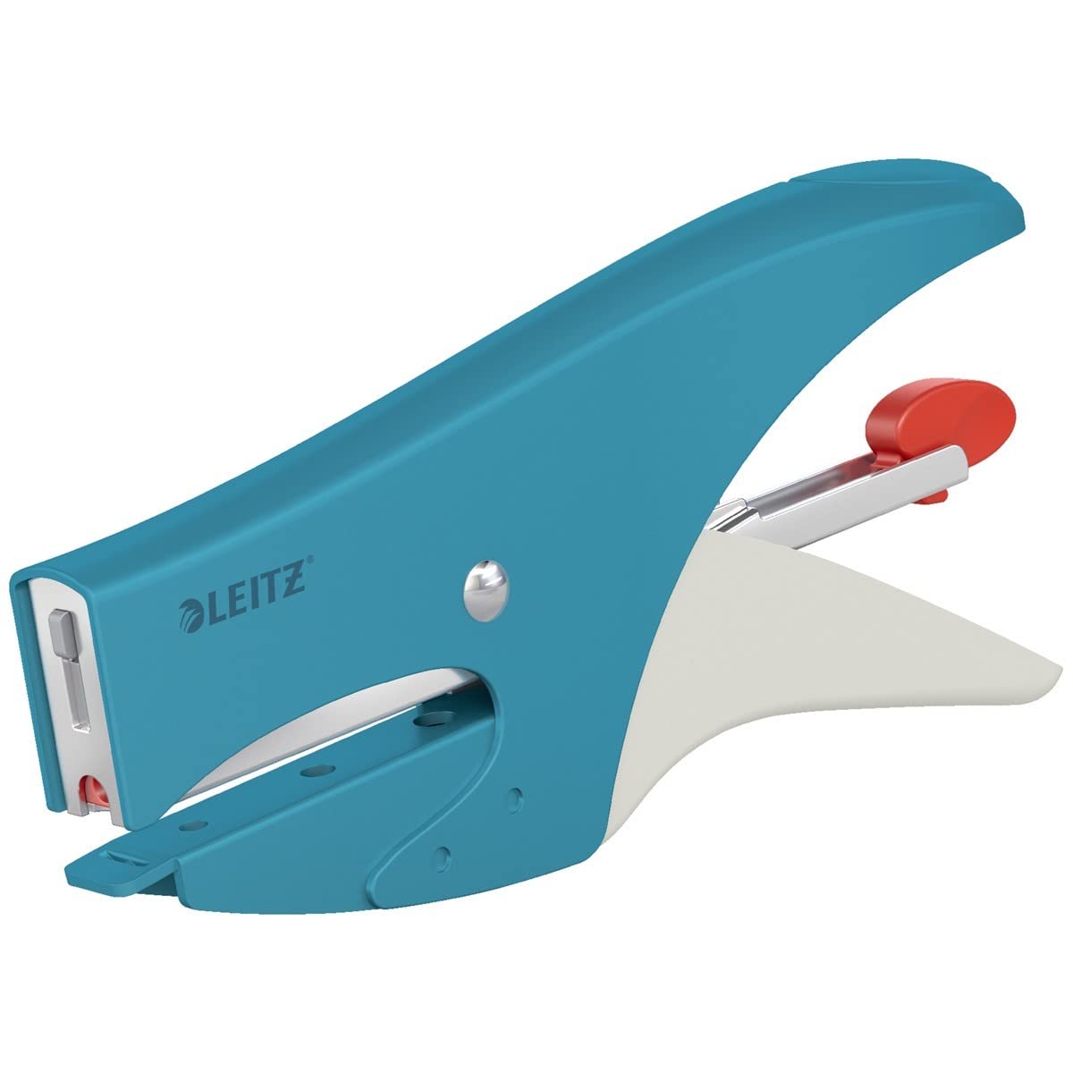 Leitz Stapling Pliers, 15 Sheet Capacity, Back Loading, Including P2 (No.10) Staple, Calm Blue, 56450061
