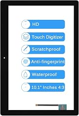 LADYSON 10.1" Screen Replacement for Lenovo Tab E10 HD TB-X104 TB-X104F Touch view 2