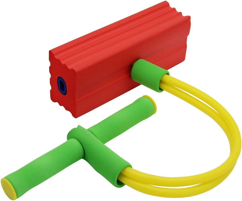 Lulu Home Foam Pogo Jumper, Makes Squeaky Sounds Durable Foam and Bungee Pogo Sticks for Kids