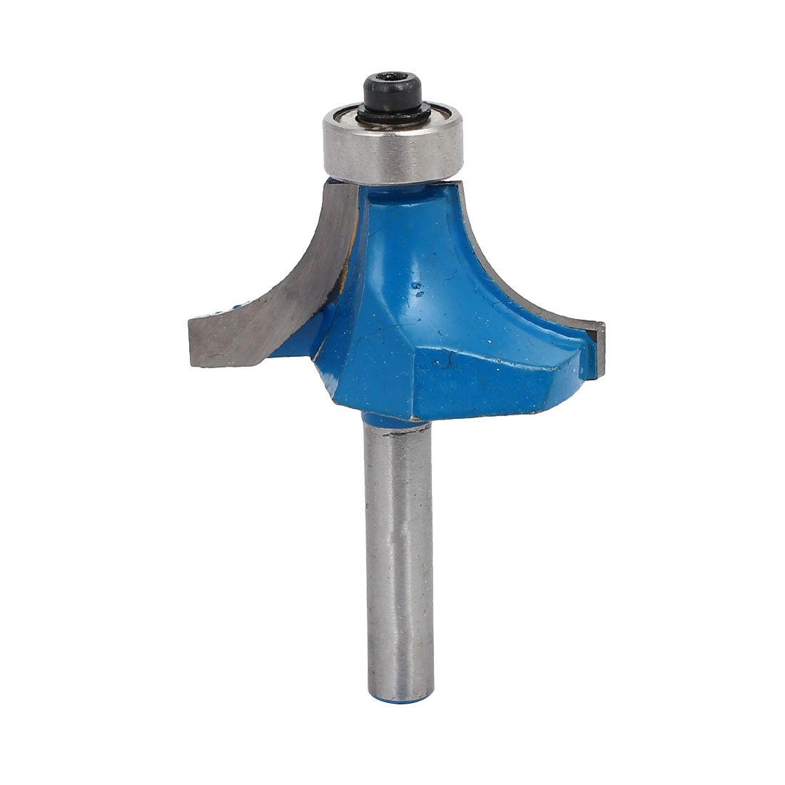 sourcing map a16042000ux0938 1/4-inch Shank 1-inch Cutting Diameter 19mm Depth Corner Round Roundover Router Bit