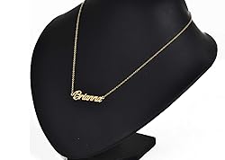 Aoloshow Brianna Name Necklace Dangle Initial