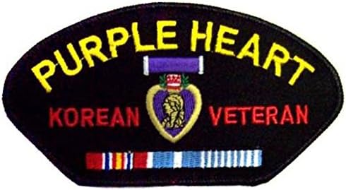 Military Patches - Purple Heart - Korean Veteran Embroidered ( AEP-V21)
