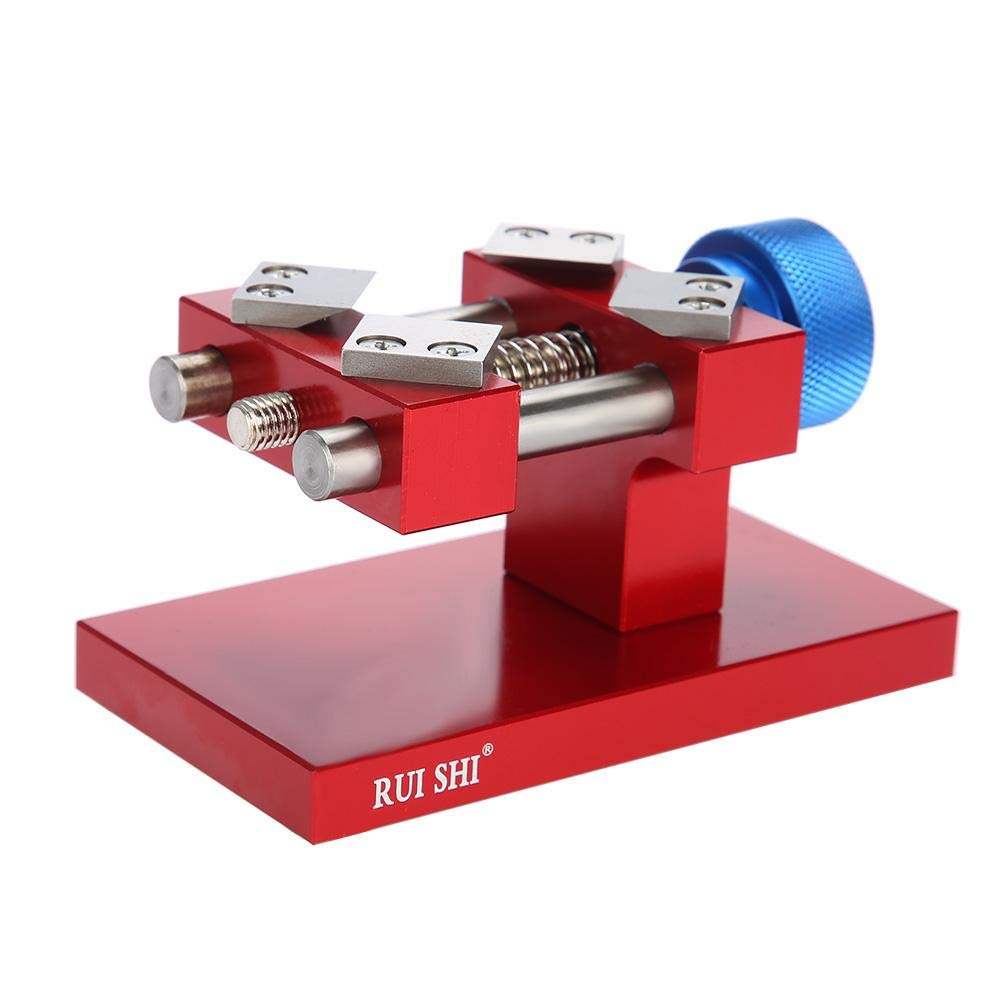 Red Watch Bezel Removal Tool, Professional Back Case Opener Workbench Watch Bezel Ring Remover Watchmaker Tool(Red): Beauty