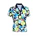 Monterey Club Ladies Dry Swing Daisy Floral Print Contrast Shirt #2652