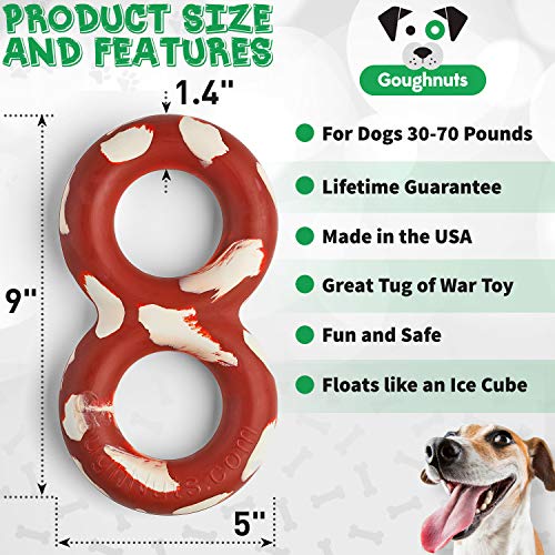 Goughnuts Durable Dog Pull Toy and Tug Lifetime Replacement Guarantee