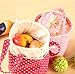 Paymenow Thermal Insulated Lunch Box Cooler Bag Tote Bento Pouch Lunch Container Handbag(Red)
