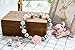 LYLYMIMI Kids Toddler Jewelry for Girls Chunky Bubblegum Necklace and Bracelet Set Flower Pink Color (Pink)