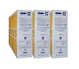 M1-1056 GENUINE ORIGINAL 16x25x5 (Actual Size: 15-3/8 X 25-1/2 X 5-1/4) MERV 11 GOODMAN, ELECTRO-AIR, FIVE SEASONS, CARRIER 16X25 MEDIA FILTERS CASE OF 3, PRIME OEM PRODUCT.