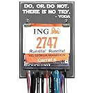 Do, Or Do Not. There Is No Try. - Yoda - Medal Bib Display - Black - 9 Hooks