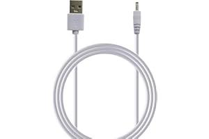 PDEEY Charger Replacement for 7AM2M Toothbrush AM110 / AM105 USB DC Charging Cable 5 FT, White (Not for AM101)