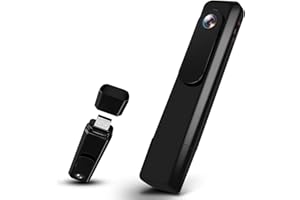 FUXGZ Body Cam HD 1080P Portable Small Video Recorder with Loop Recording, 560mAh Battery Wearable Pocket Camera Indoor/Outdoor Security Mini Video Camera for Law Enforcement