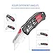 Folding Utility Knife with Belt Clip - Blade Fixed at 4 Different Angles, Easy to Use, Box Cutter Knife with Clip, Replaceable Blades, 4 Screwdriver