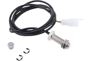 Digital Odometer Sensor Cable for Motorcycle Speedometer and Tachometer – 3-Pin Magnetic Sensor with 2 Magnets, 0.5m Length, 