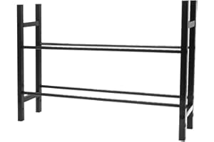 SHAREGOO Share Goo RC Car Metal Tire Rack Wheel Tyre Storage Shelf Compatible with Traxxas TRX-4 Axial SCX10 D90 RC Crawler Car 1.9inch 2.2inch Wheel Rim (Black)