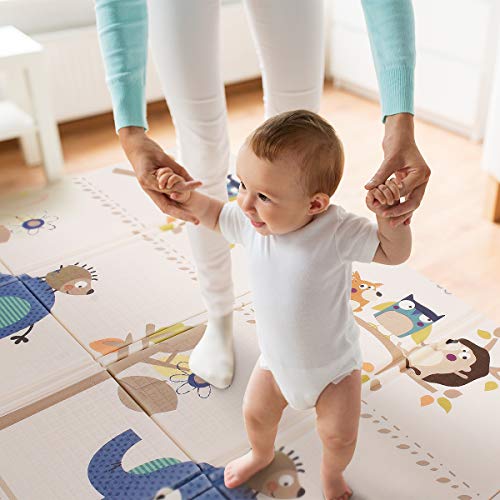 Folding Play Mat NonBPA NonToxic Foam Baby Playmat (79inch x 59