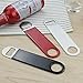 Anbers Rubber Coated Stainless Steel Flat Beer Bottle Opener, Bar Keys Set of 6