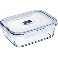 Luminarc Pure Box Active Set 2 Rect Airtight Glass Containers 19x13x7.4cm - 122cl Bicolor
